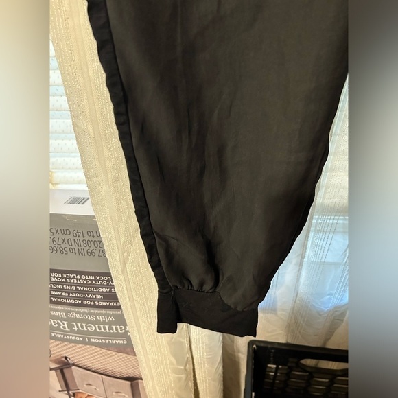 Simple by Suzanne Betro satin trimmed jogger - Picture 3 of 9